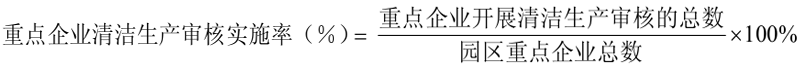 重点企业清洁生产审核实施率计算公式