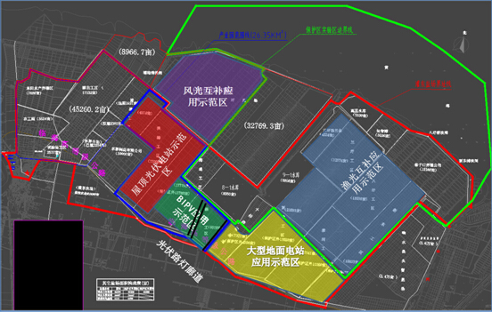 盐城市灌东公司光伏电站建设规划“五区多廊”布局