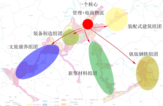 宽城经济开发区空间布局图