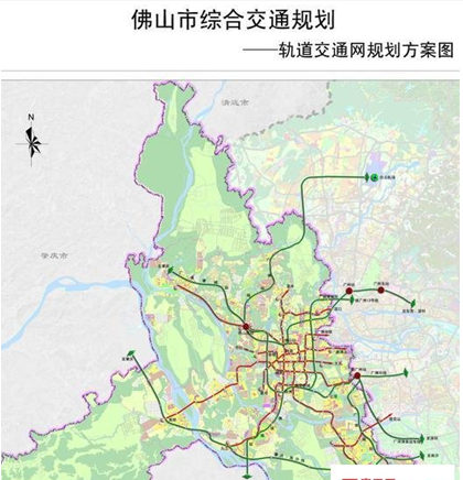 佛山市轨道交通建设规划蓝图