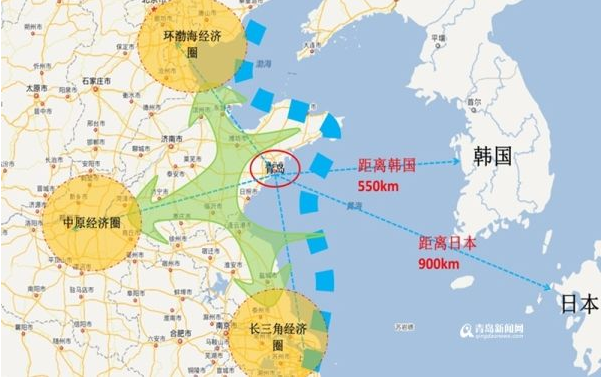 青岛胶东临空经济示范区区位图