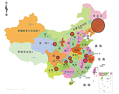 避暑类度假型养老线路图
