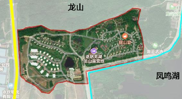 芜湖龙山房车营地平面图