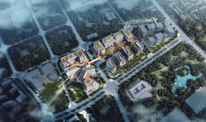 北京中关村东升科技园二期科研设计项目鸟瞰图 北京中关村东升科技园二期科研设计项目鸟瞰图