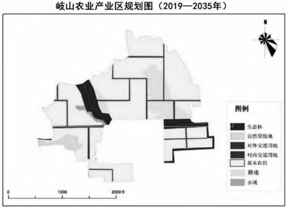 岐山农业产业区规划图