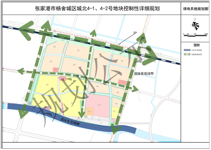 张家港市杨舍城区城北4-1、4-2号地块 控制性详细规划