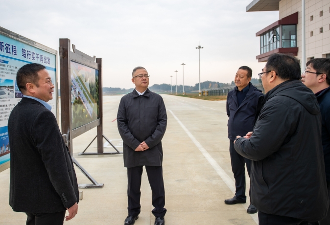 梁磊调研绵阳科技城（北川）通航产业园建设发展情况