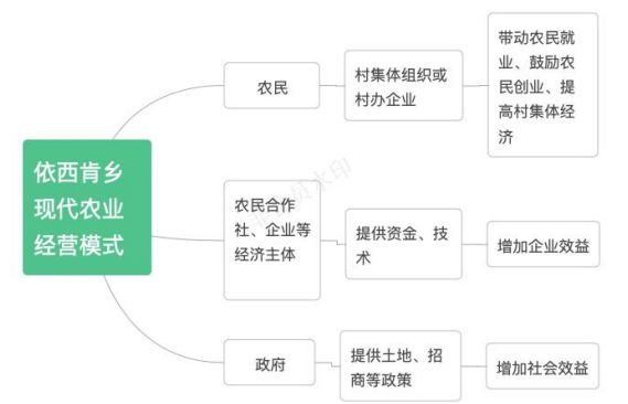 依西肯乡现代农业经营模式