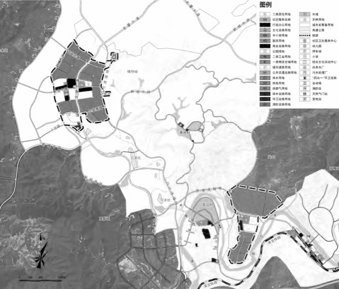 生态农业产业园土地利用规划图