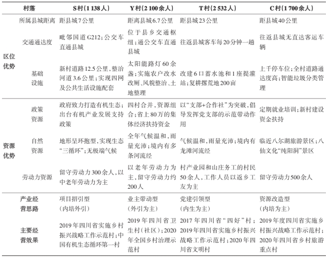 N市典型乡村产业经营模式比较