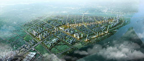 南京市政府批复了56平方公里河西新城区整体城市设计