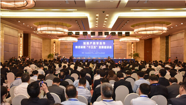 湖南省加强产融学合作、推进湖南“十三五”发展座谈会