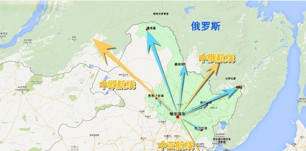 龙江丝路带产业聚集