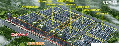 海南新兴产业集群规划图