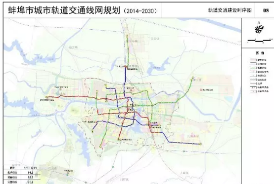 蚌埠都市区轨道交通产业发展规划线网远景方案介绍