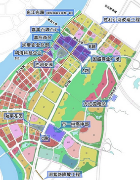 总用地面积约979公顷的江东新区重新做产业规划定位