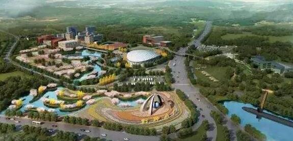 长乐健康小镇规划建筑总体量约60万-80万平方米