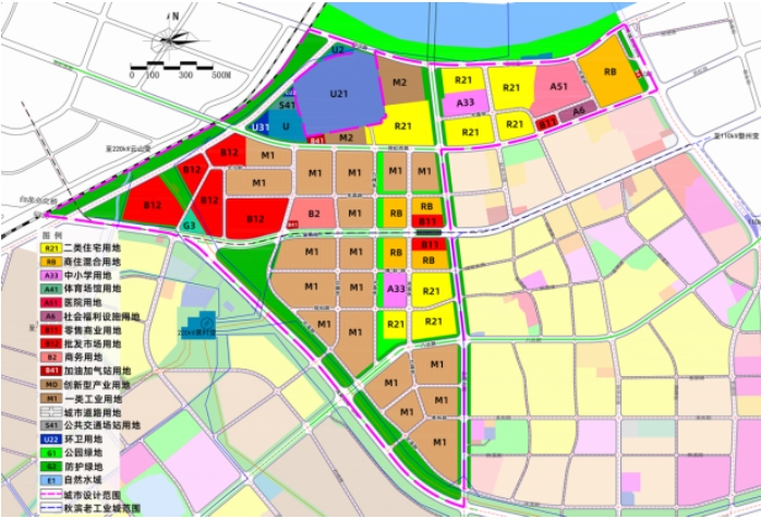 金华开发区秋滨老工业城及滨江区块城市设计方案
