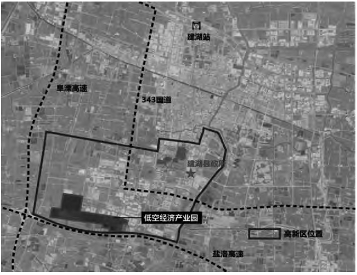 低空经济产业园区位图